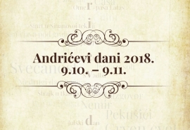 Program manifestacije “Andrićevi dani 2018. 9.10. – 9.11.”