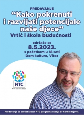 NAJAVA: Dr. Ranko Rajović dolazi u Vitez, održat će predavanje za roditelje